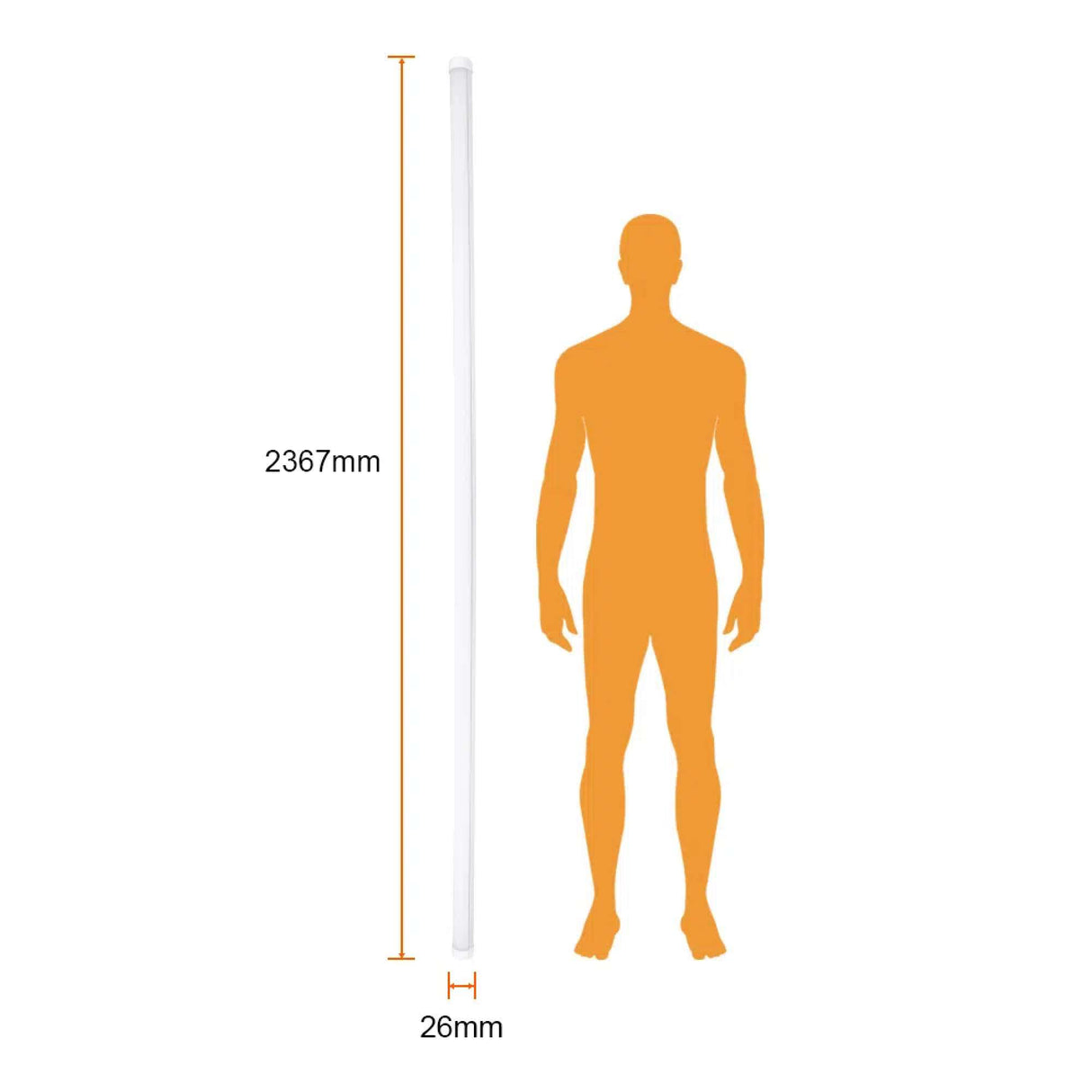 FOCO TUBO LED LITHIUM VII 36W L.D. FA8 *** OFRECER ML-TU-OPA-36W O DLT-TU36W-OP ***