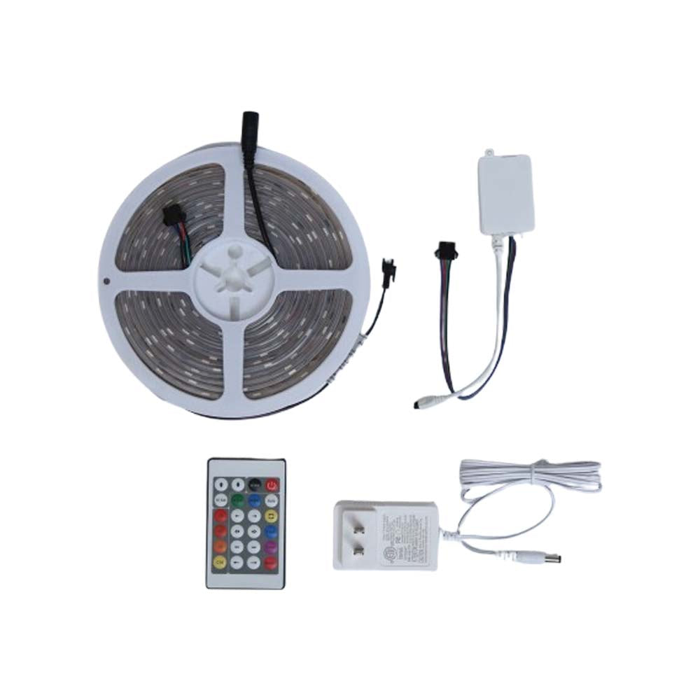 TIRA DIGITAL LED 5050 SMD 12V IP65 MULTICOLOR CHASING 5 MTS ***APLICACIONES HAE***