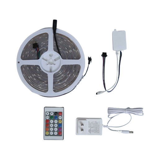 TIRA DIGITAL LED 5050 SMD 12V IP65 MULTICOLOR CHASING 5 MTS ***APLICACIONES HAE***