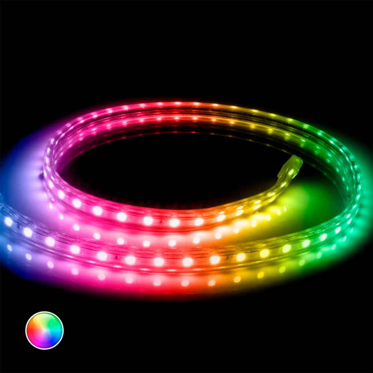 TIRA DIGITAL LED 5050 SMD 12V IP65 MULTICOLOR CHASING 5 MTS ***APLICACIONES HAE***