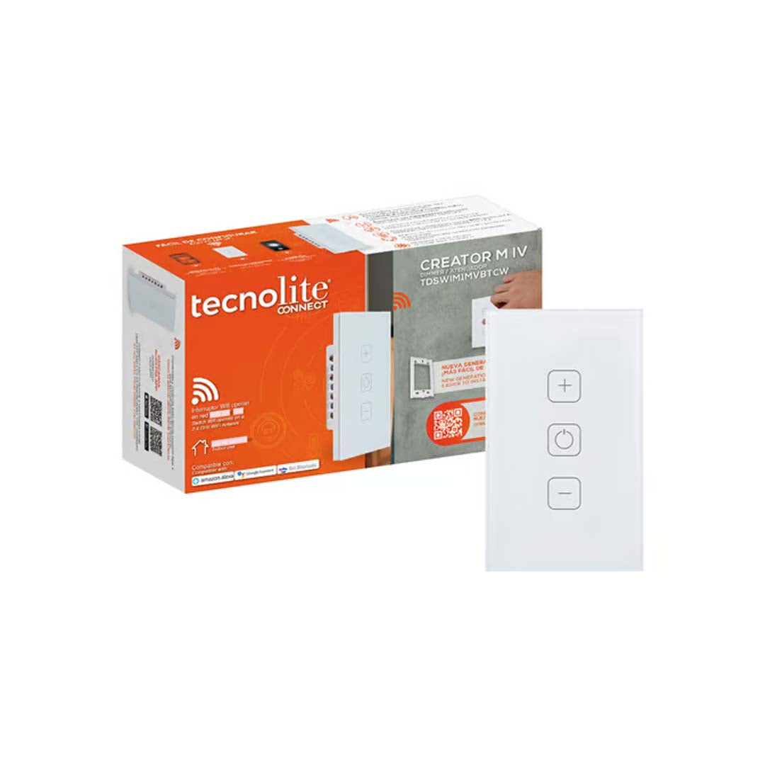 DIMMER 1C WIFI C/NEUTRO COLOR BLANCO