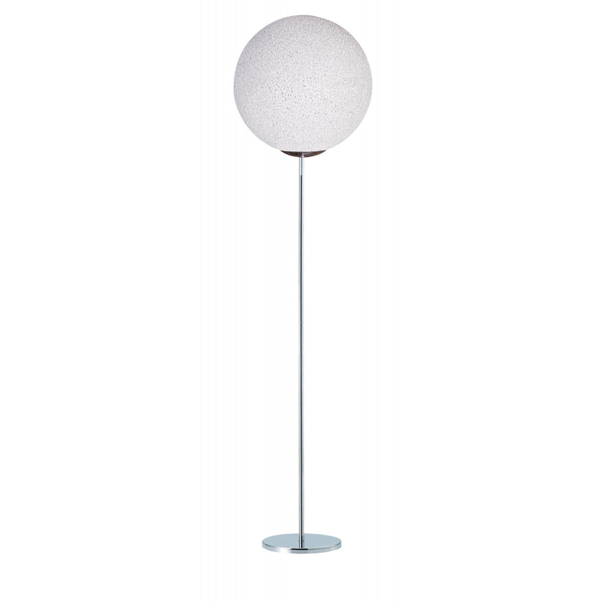 LUMINARIO PISO ACRILICO/CROMO 1X60W. TH2500/P*** HAE ***