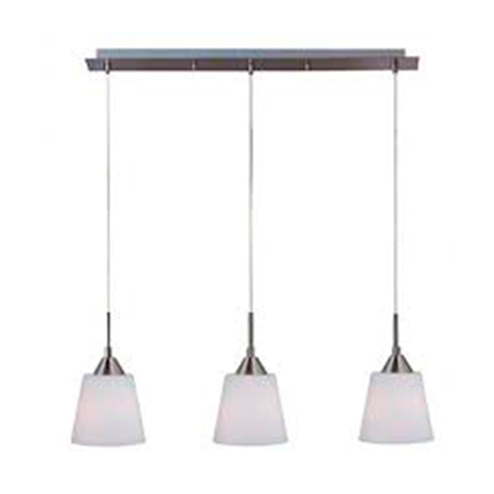 COLGANTE 3 LUCES CRISTAL OPALINO 3X60W.TH6010/3NS