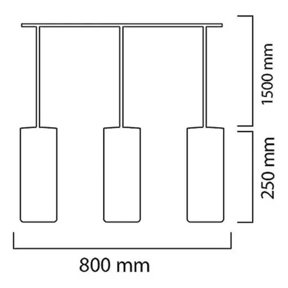 COLGANTE 3 LUCES NACARADO 3X60W