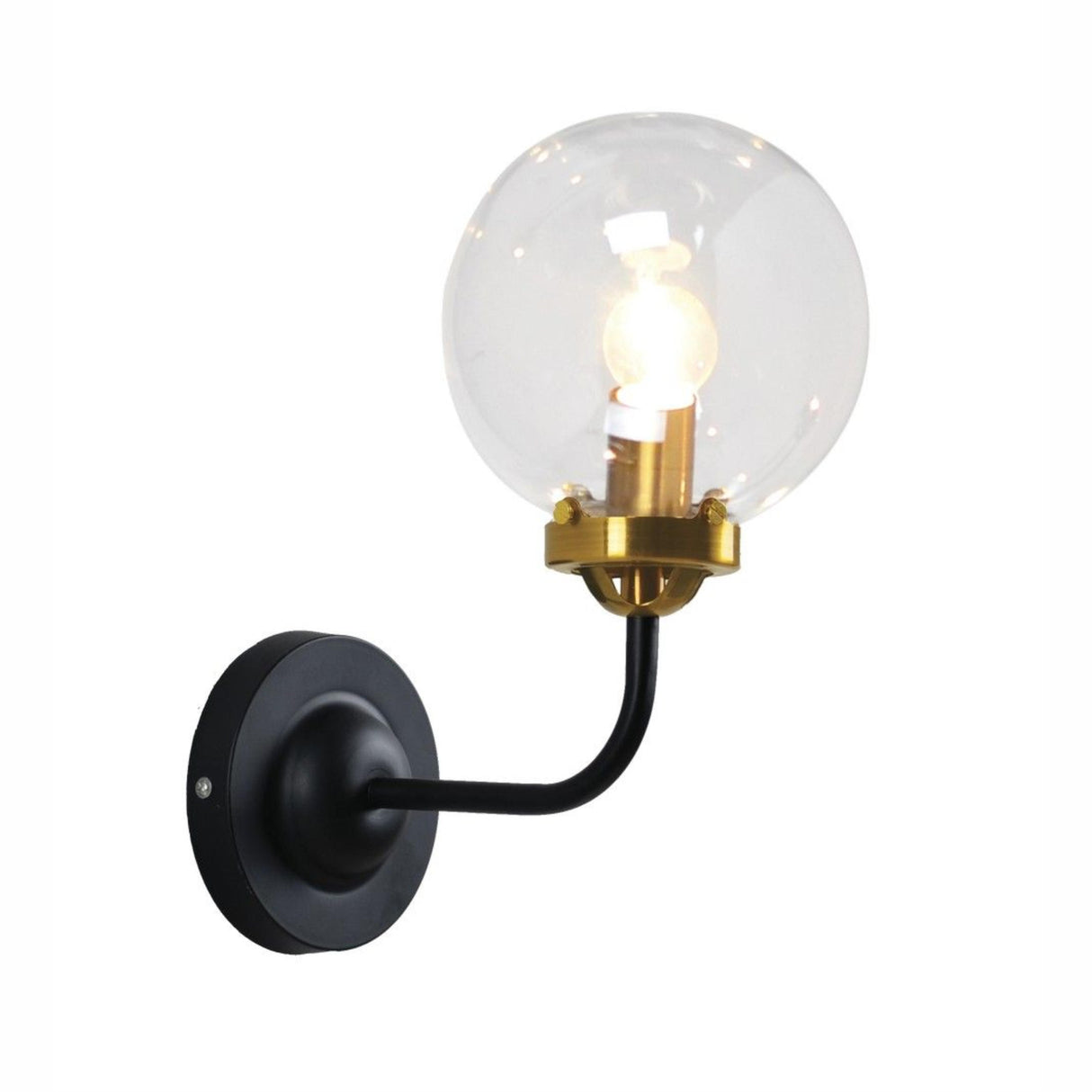 LUMINARIA PARED 1 LUZ LED SERIE CAROLI 127V TECNO HOME *** EXHIBIDO ****** HAE ***