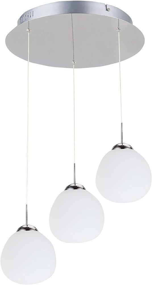 LUMINARIA LED COLGANTE COLOR SATIN 3 X 5 W ESFERA THL120/3 S