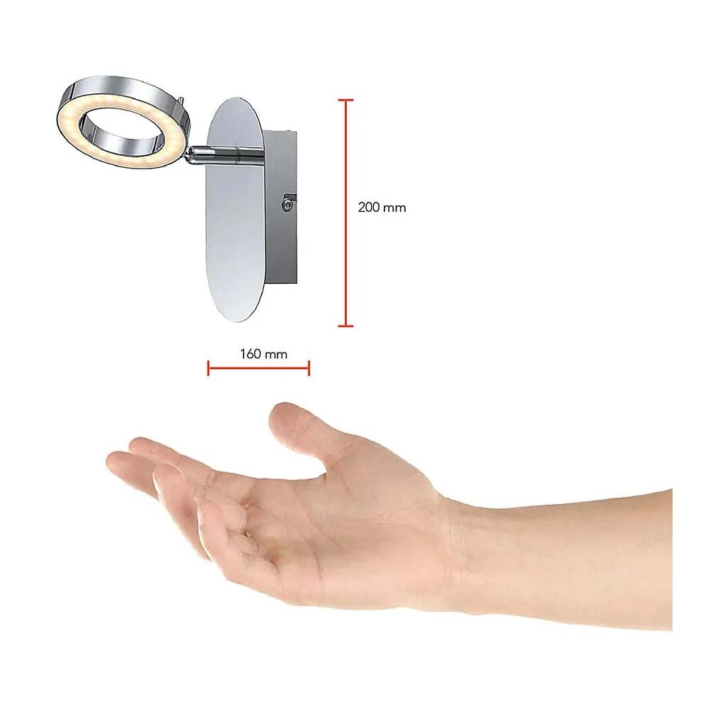 PARED ANILLO DE LED ACABADO SATIN 1 X 5 W