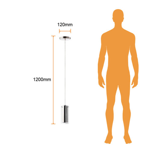 COLGANTE CRISTAL/CRISTAL OPALINO 1X60W. THPMC-03  *** HAE ***