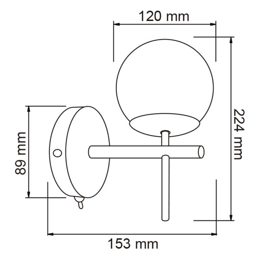 LAMPARA DE INTERIOR PARA SOBREPONER BASE G9 TL-4000/S
