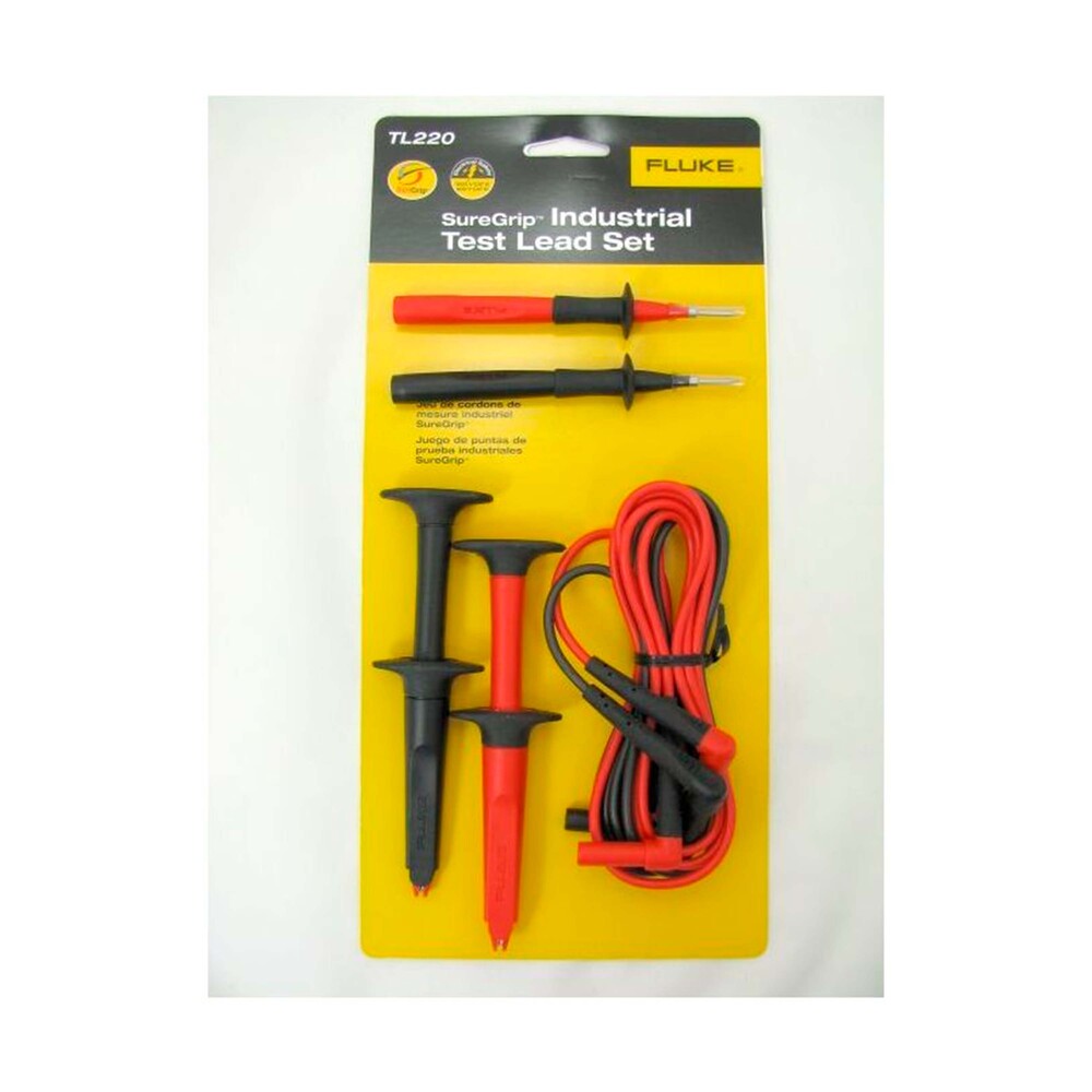 JGO. DE CABLES DE PRUEBA INDUSTRIAL TL220 SUREGRIP FLUKE