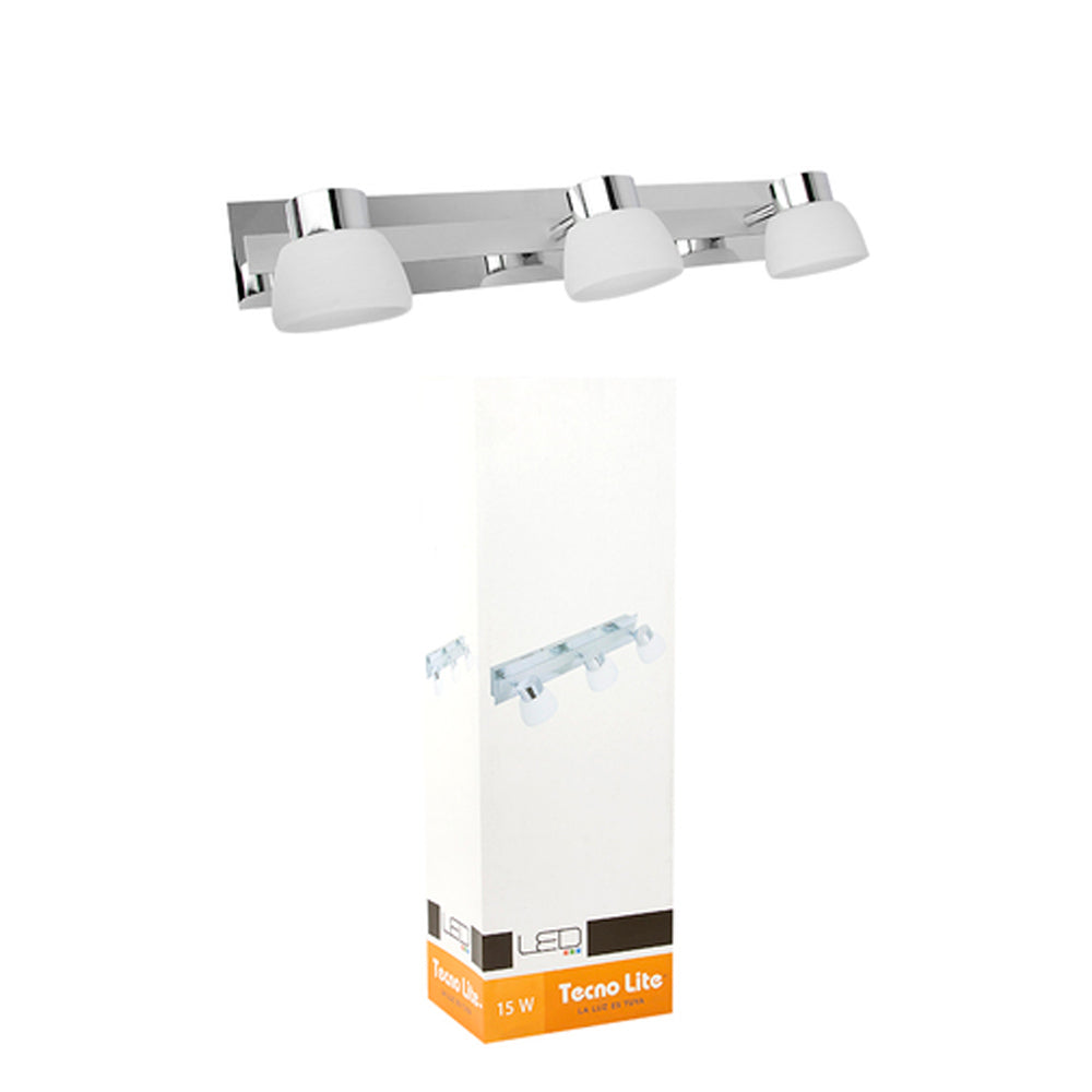 LÁMPARA DE INTERIOR LED FREYRE III TECNOLITE PARA SOBREPONER 15W LUZ SUAVE CÁLIDA