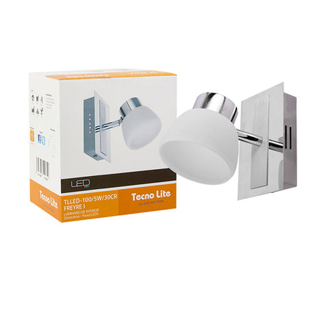 LÁMPARA DE INTERIOR LED FREYRE I TECNOLITE PARA SOBREPONER 5W LUZ SUAVE CÁLIDA