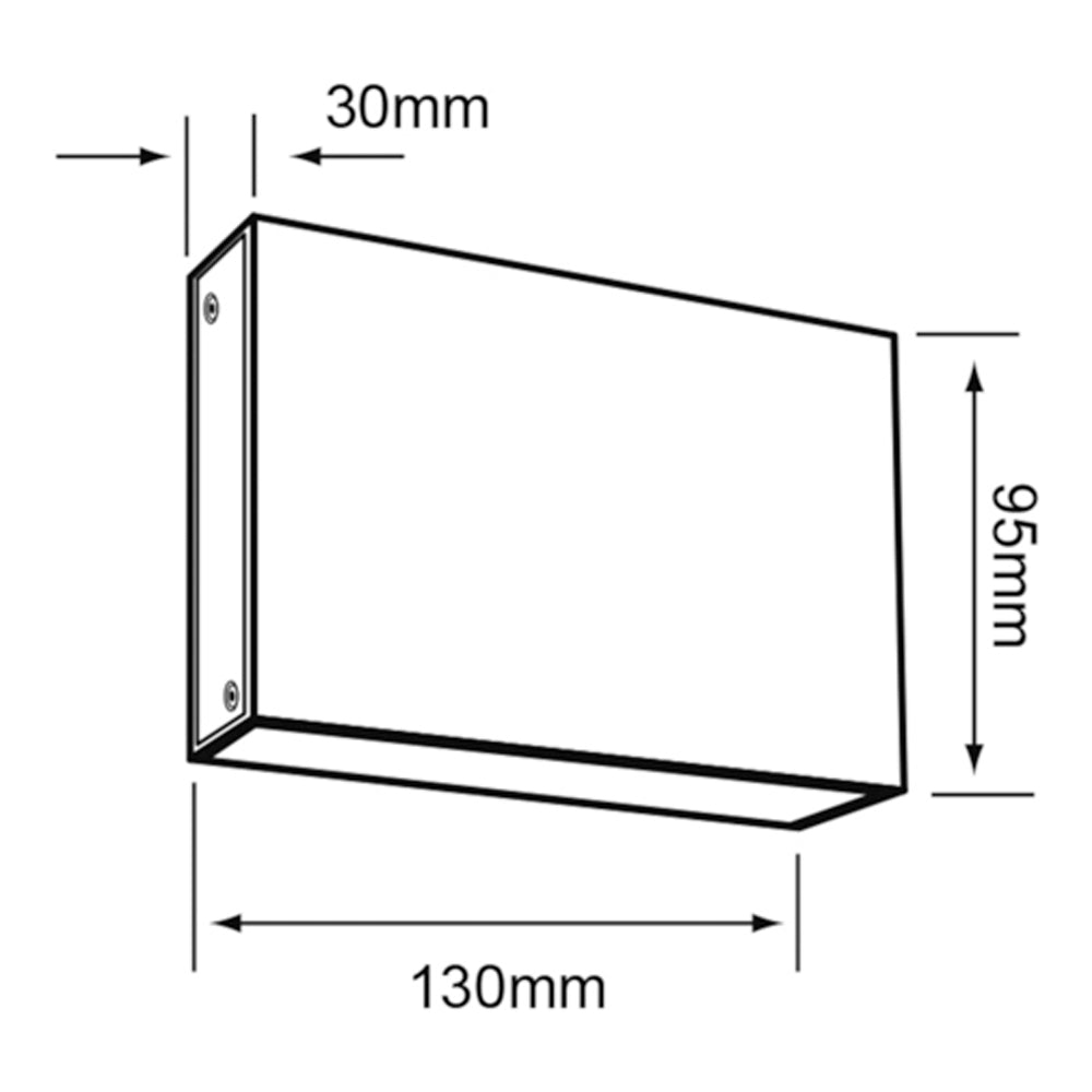 LÁMPARA DE INTERIOR LED COLINA II TECNOLITE PARA SOBREPONER 8W LUZ SUAVE CÁLIDA