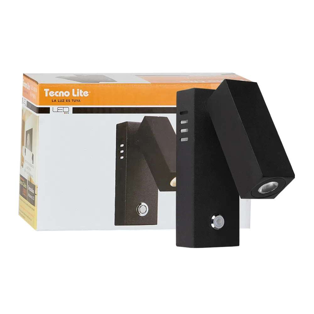 LÁMPARA DE LECTURA LED TECNOLITE PARA SOBREPONER 3.4W LUZ SUAVE CÁLIDA AJUSTABLE