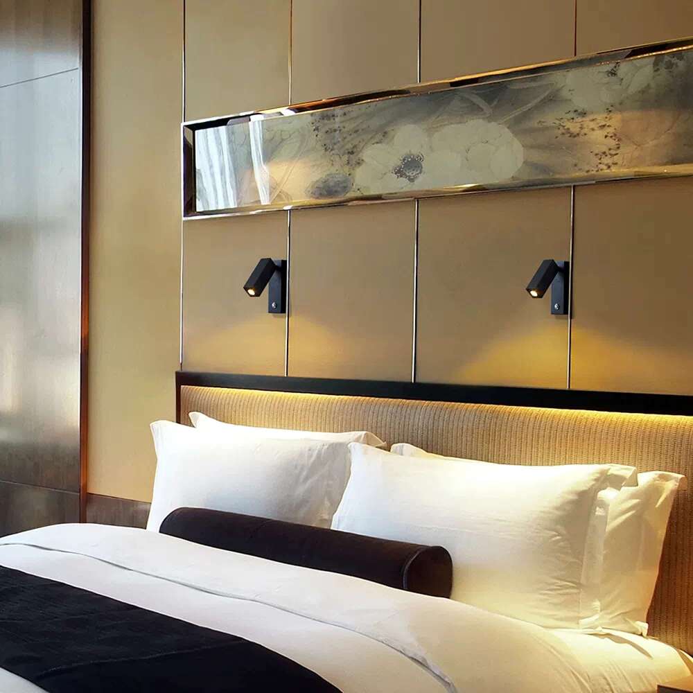 LÁMPARA DE LECTURA LED TECNOLITE PARA SOBREPONER 3.4W LUZ SUAVE CÁLIDA AJUSTABLE