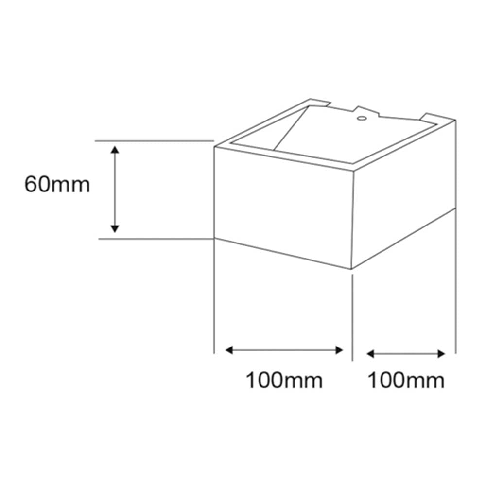 LÁMPARA DE INTERIOR LED FUYU TECNOLITE PARA SOBREPONER 5.5W LUZ SUAVE CÁLIDA