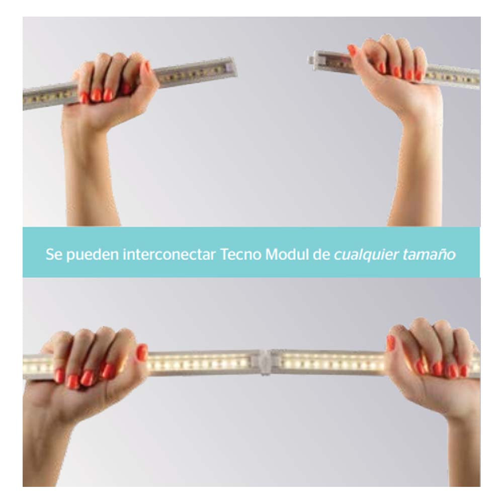 LUMINARIA EXTRAPLANA LED 2835 SMD 12V. 50CM. CUBIERTA CLARA ***TECNOLITE HAE***