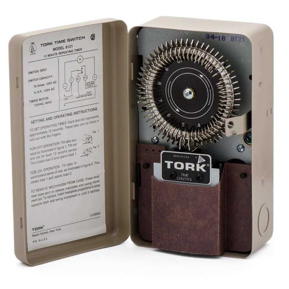 INT. DIAL EN MINUTOS 120V. 8121 10A/120V. 1P-1T