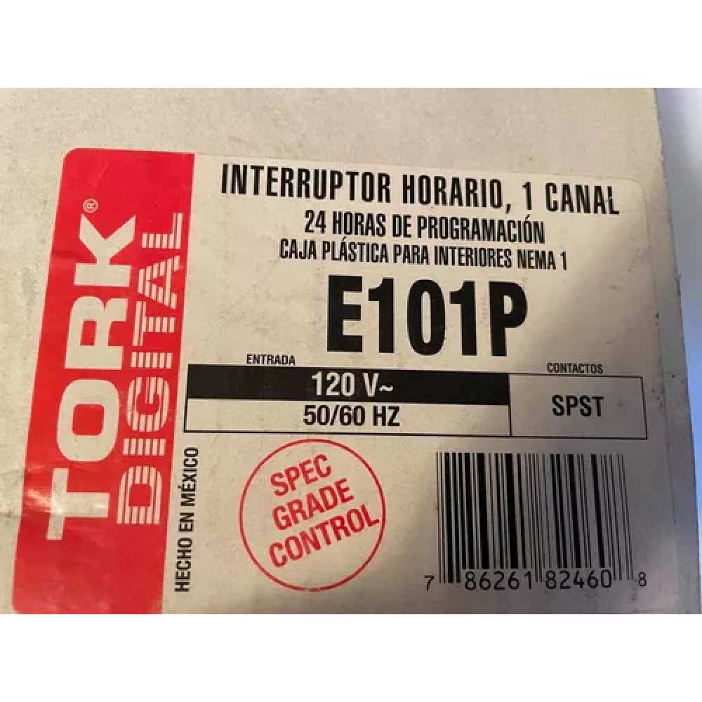 INT. HORARIO DIGITAL E-101P 30A/120V. 1P-1T