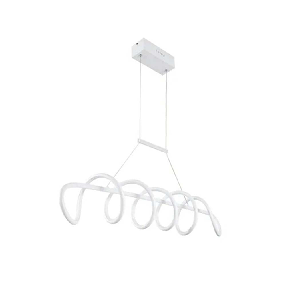 CANDIL DE LED 50W COLGANTE MODERNISTA DIMEABLE BLANCO LEON