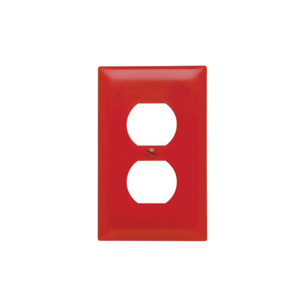PLACA DUPLEX NYLON ROJA *** OFRECER LEV045 ***