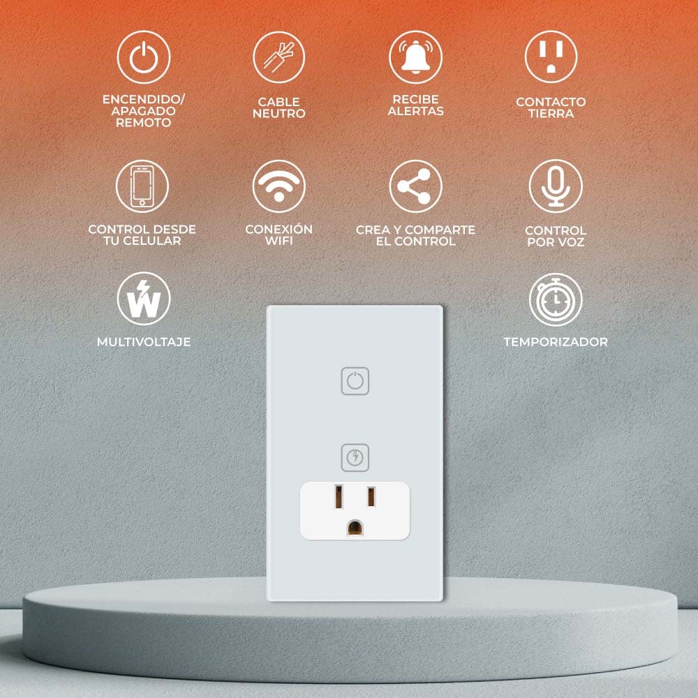 SWITCH SMART 1C + SMART PLUG 16A BCO