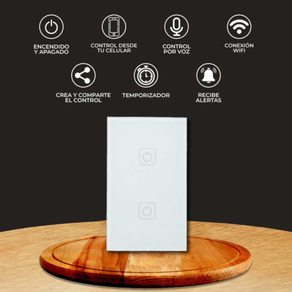 APAGADOR 2 INTER ***BLANCO*** EMP 0.3W100-240V CREATOR II (SIN CABLE NEUTRO) ***HAE2025***