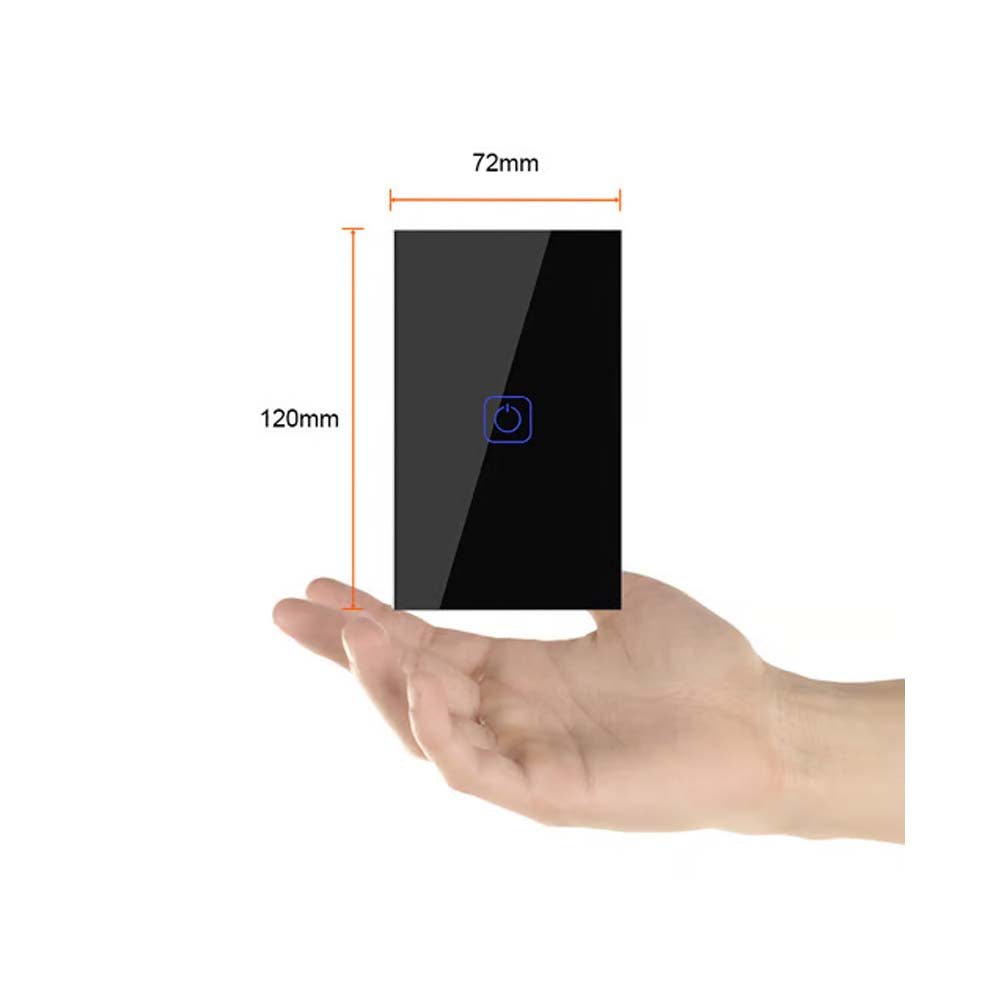 INTERRUPTOR 1C WIFI C/NEUTRO COLOR NGRO TECNOLITE