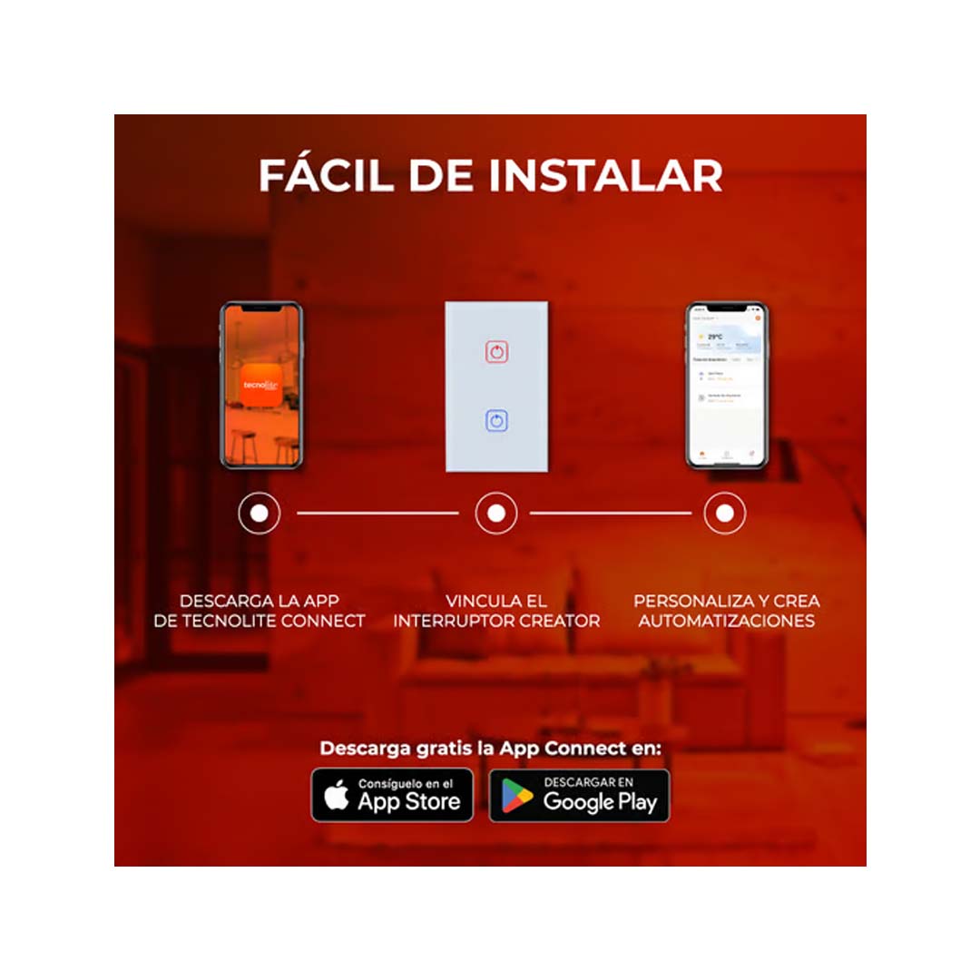 INTERRUPTOR 2C WIFI S/NEUTRO COLOR BCO