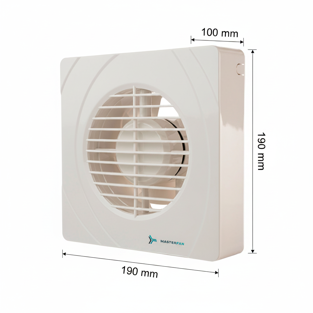 EXTRACTOR TURBO 5 160 M3/H BLANCO ABS MASTERFAN *** OFRECER 48531 O 1205-BL(ECO) O INTER 5 ***