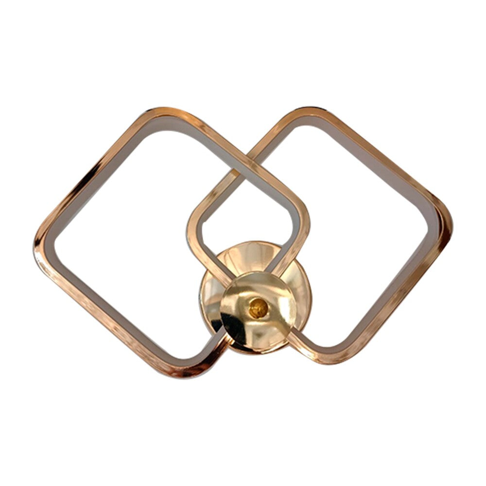 LAMPARA DE PARED ARBOTANTE LED TWIN 20W C/3 CAMBIOS DE LUZ ORO