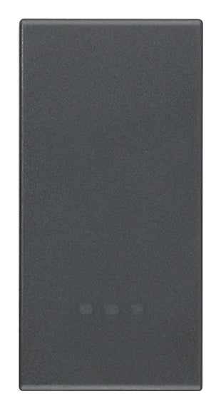 TECLA INTERCAMBIABLE 1 MOD. ILUMINABLE GRIS EIKON VIMAR