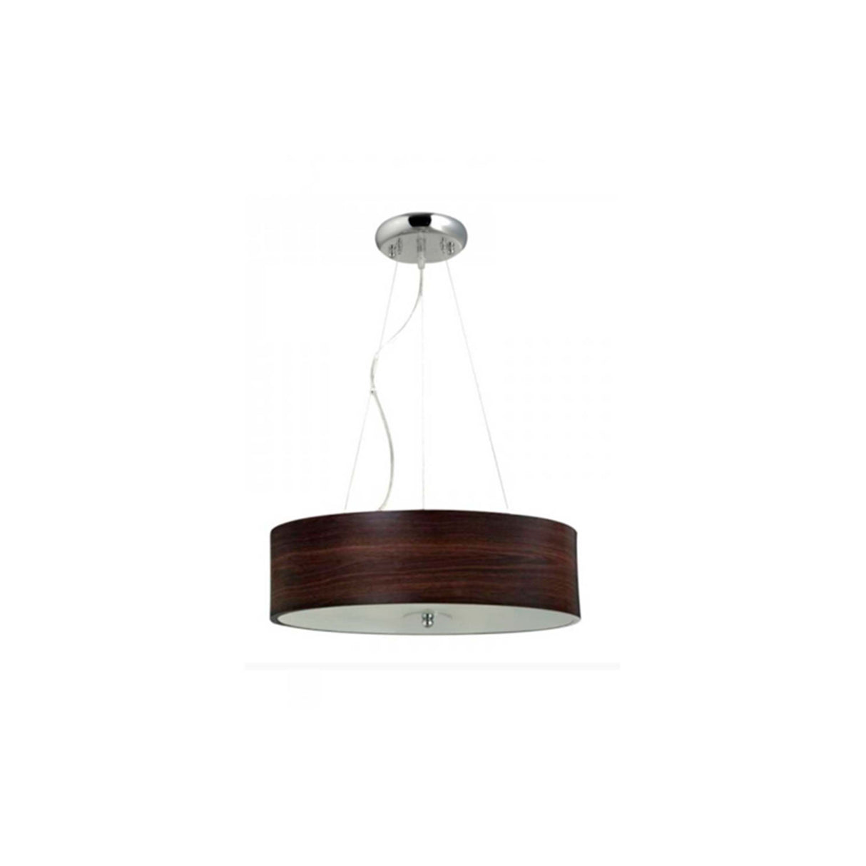 LUMINARIO CIRCULAR COLGANTE INTERIOR 160W MAX 125V 4XE27 MADERA CALUX *** HAE ***