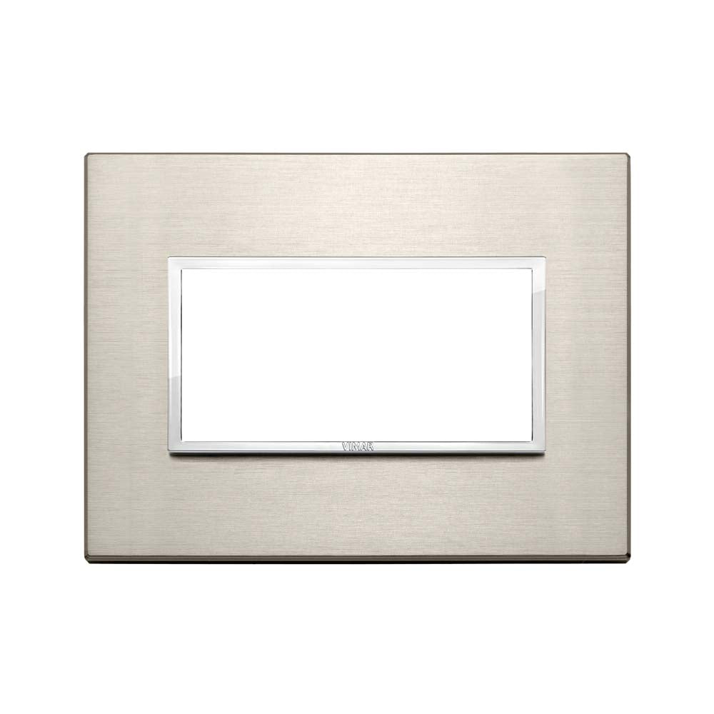 PLACA 4M ALUMINIO BRONCE EVO VIMAR