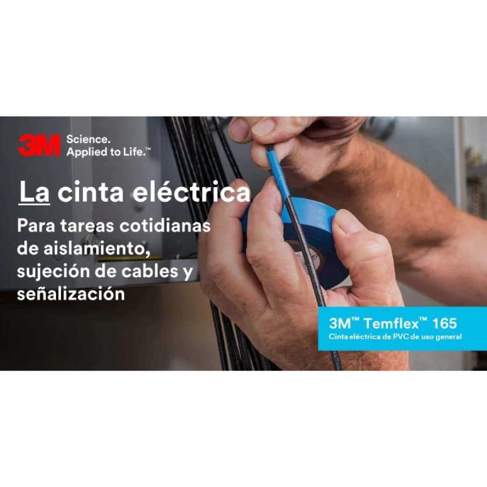 CINTA TEMFLEX 165 AZUL 19MX.018MM *** OFRECER ST17-075-66BU ***