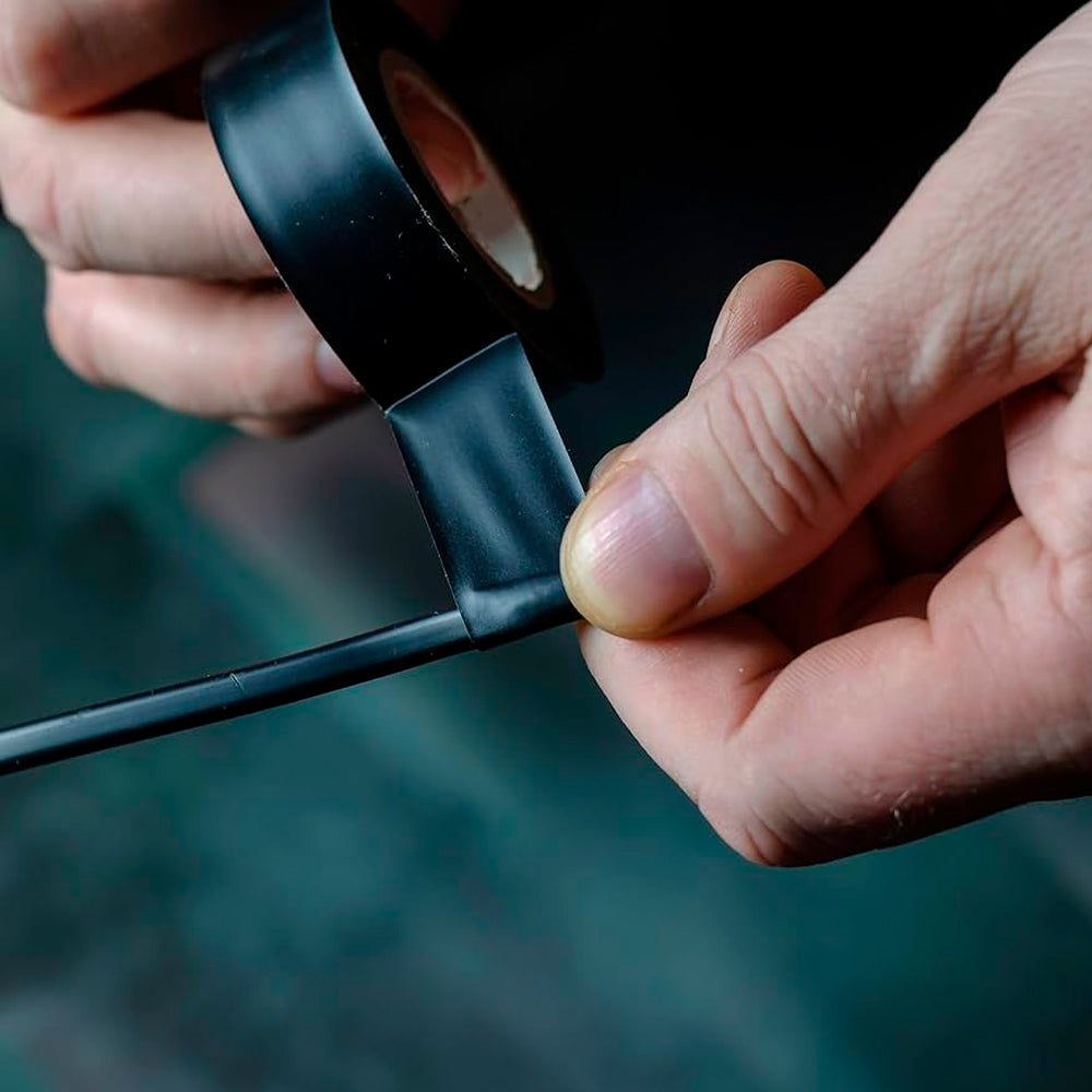 PAQUETE DE 20 CINTAS ELECTRICAS TEMFLEX 165 NEGRO 3M