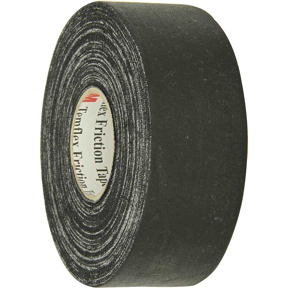 CINTA AISLANTE DE TELA 18MMX18M NEGRA CON PVC IMPERMEABLE *** OFRECER V3A-32 O ST1755-075-60BK ***