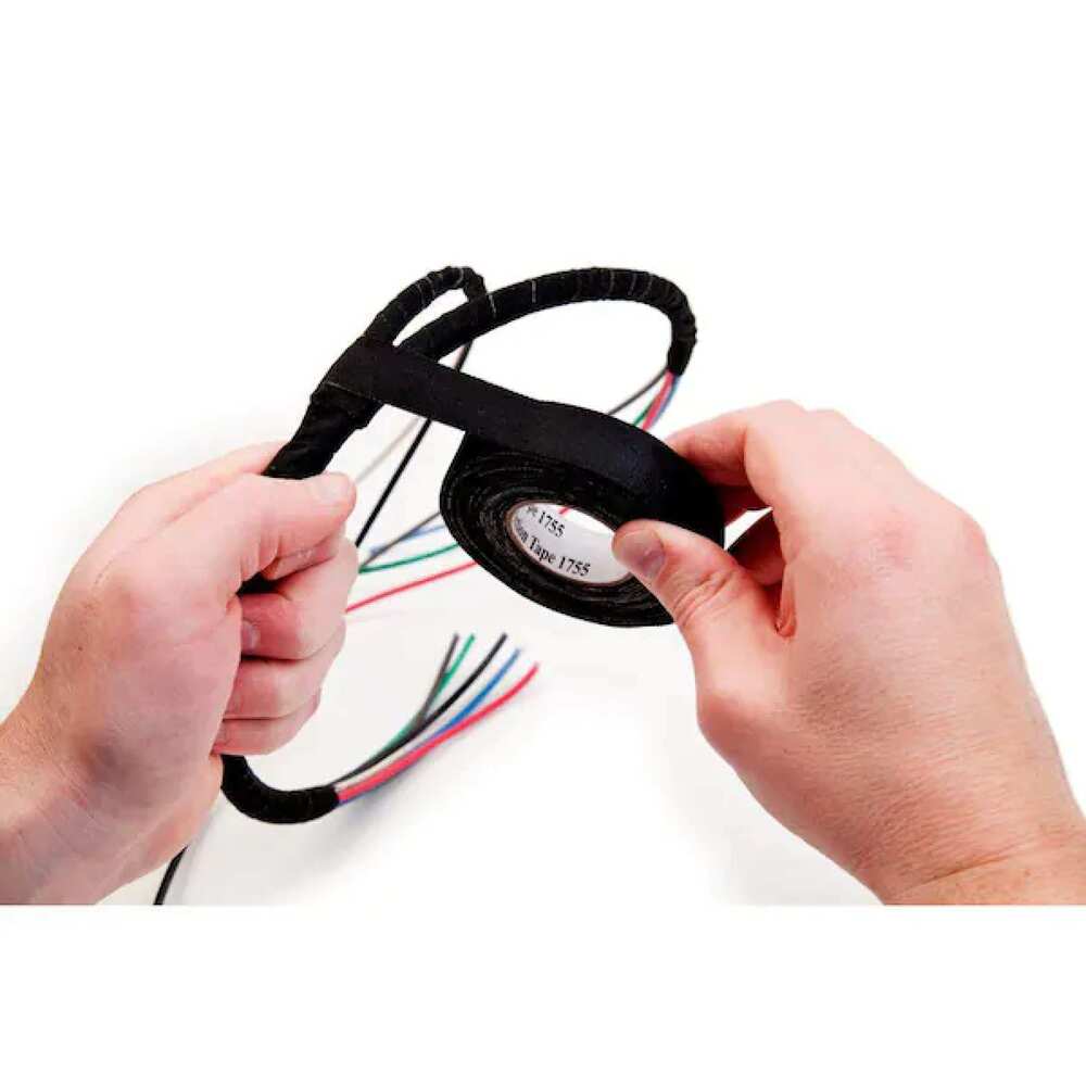 CINTA AISLANTE DE TELA 18MMX18M NEGRA CON PVC IMPERMEABLE *** OFRECER V3A-32 O ST1755-075-60BK ***