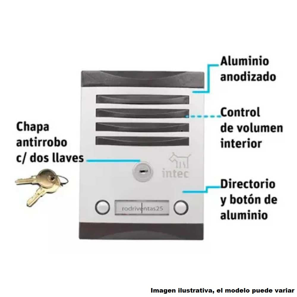 FRENTE 4 BOTONES TNK-4 INTEC