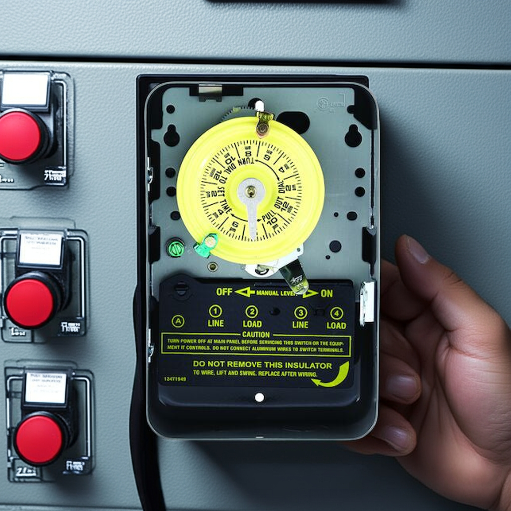 TEMPORIZADOR MECANICO 24HRS. 208-277VCA. INTERVALO DE 1HR. DPST CON CAJA METALICA PARA INTERIOR INTERMATIC