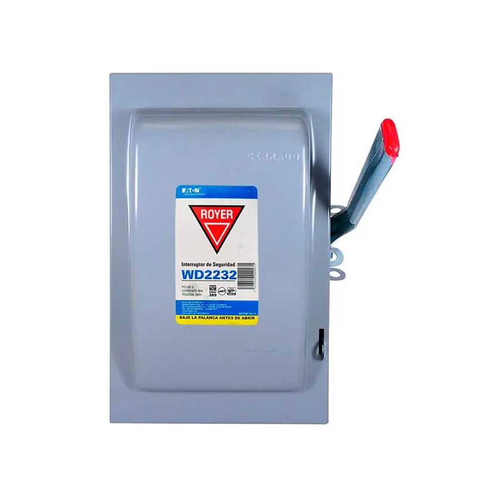 INT. SEG. 3X60A. 250V. WD2232 ROYER P/CART. CF-220