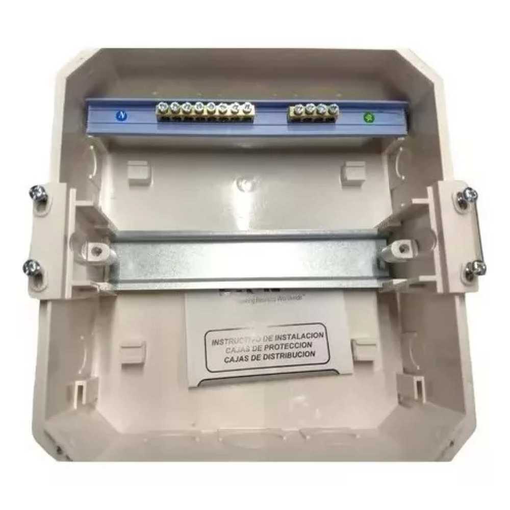 CAJA DISTRIBUCION EMPOTRABLE IP40 8 MODULOS CON TERMINALES