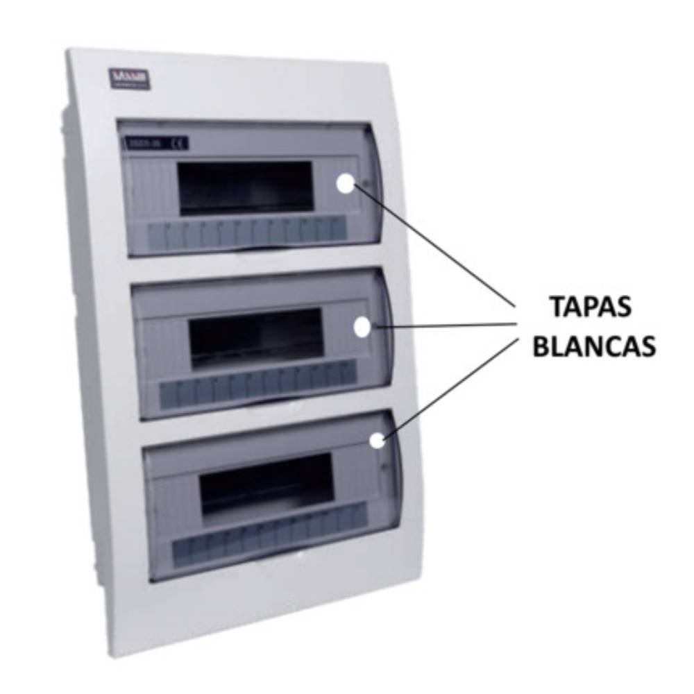 CAJA DISTRIBUCION EMPOTRABLE IP40 36 MODULOS CON TERMINALES