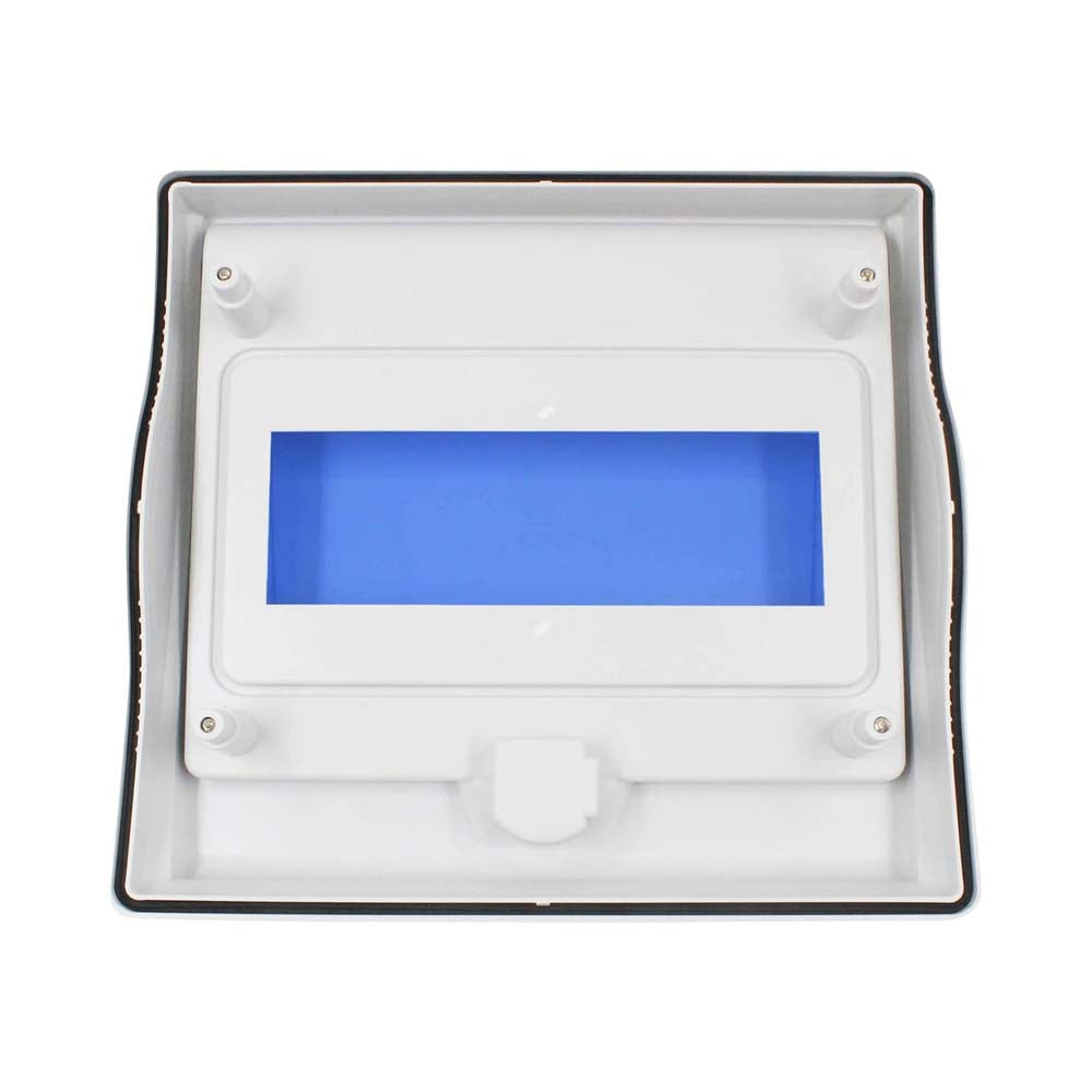 CAJA DE DISTRIBUCION C/TAPA IP65 8+1 MOD. SIN BORNES