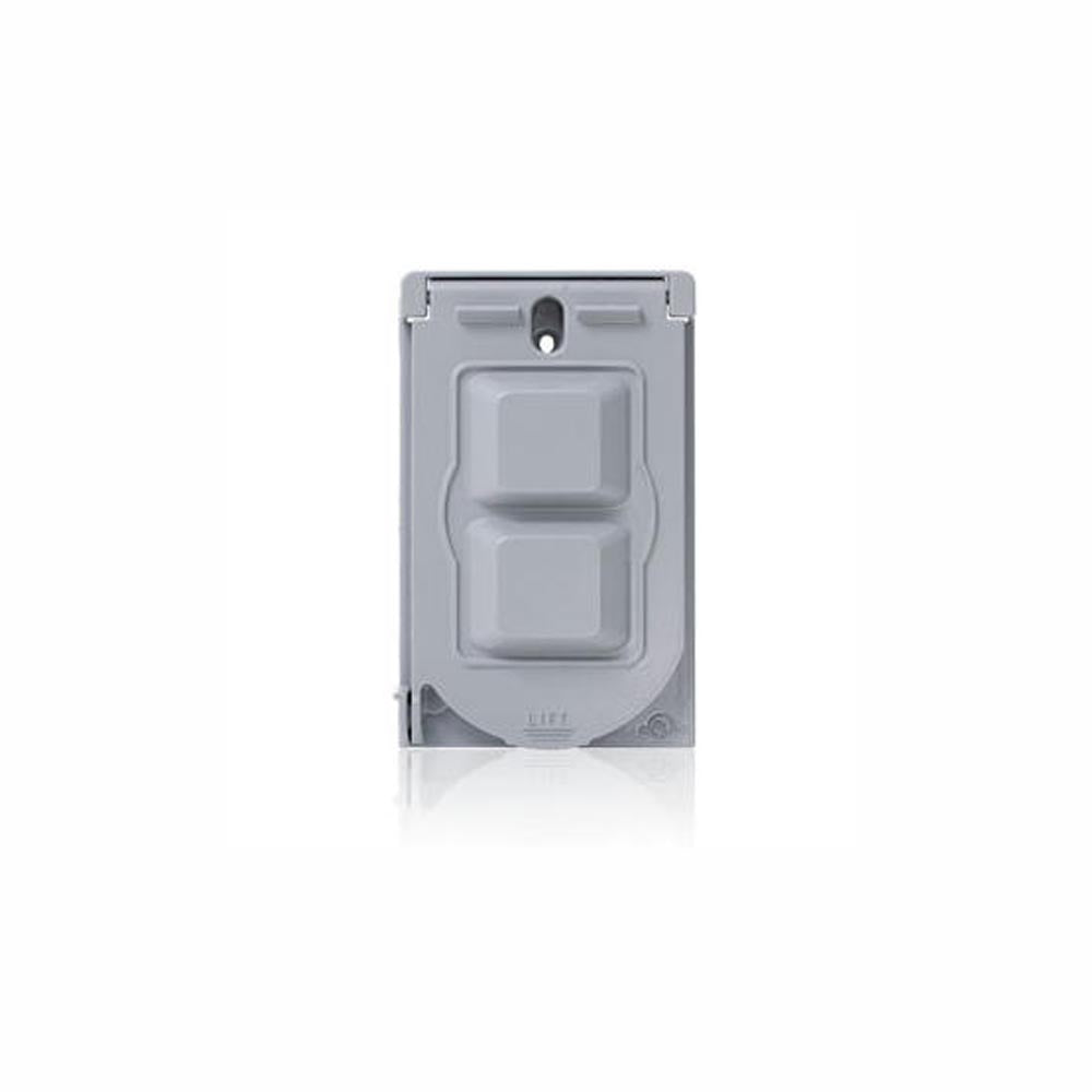PLACA RESISTENTE A LA INTEMPERIE METALICA MONTAJE VERTICAL PARA ICFT 001-0WM1V-0GY LEVITON