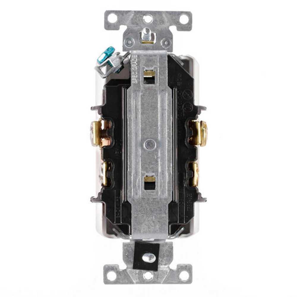CONTACTO DUPLEX RESISTENTE A LA INTEMPERIE GRADO INDUSTRIAL TAMPER RESISTANT 20A. LEVITON