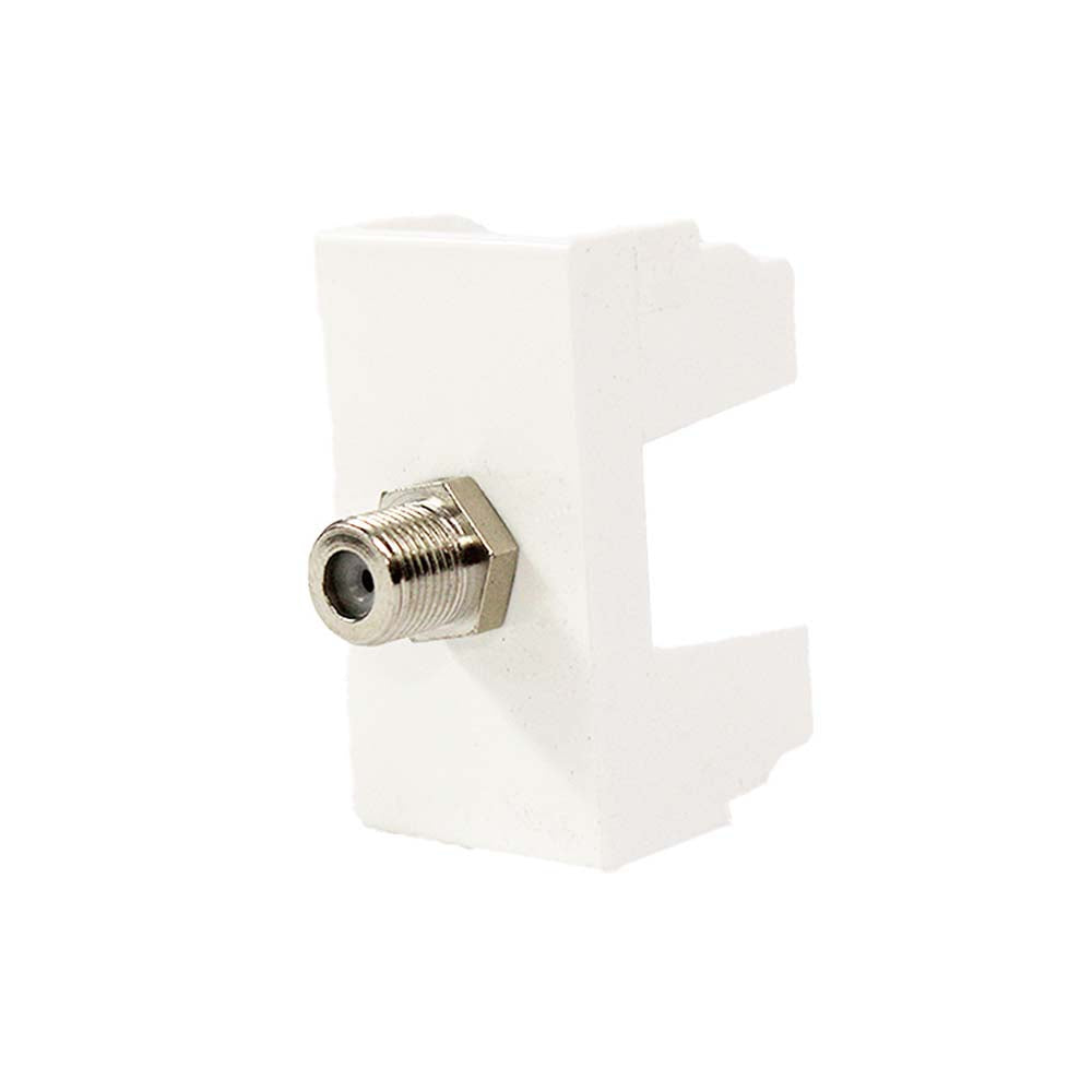 MODULO PARA CABLE COAXIAL BLANCO LEVITON ***HAE***