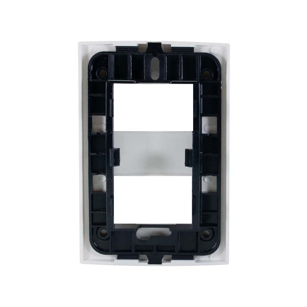 PLACA 2 MODULOS BLANCA MODULAR ULTRA LEVITON