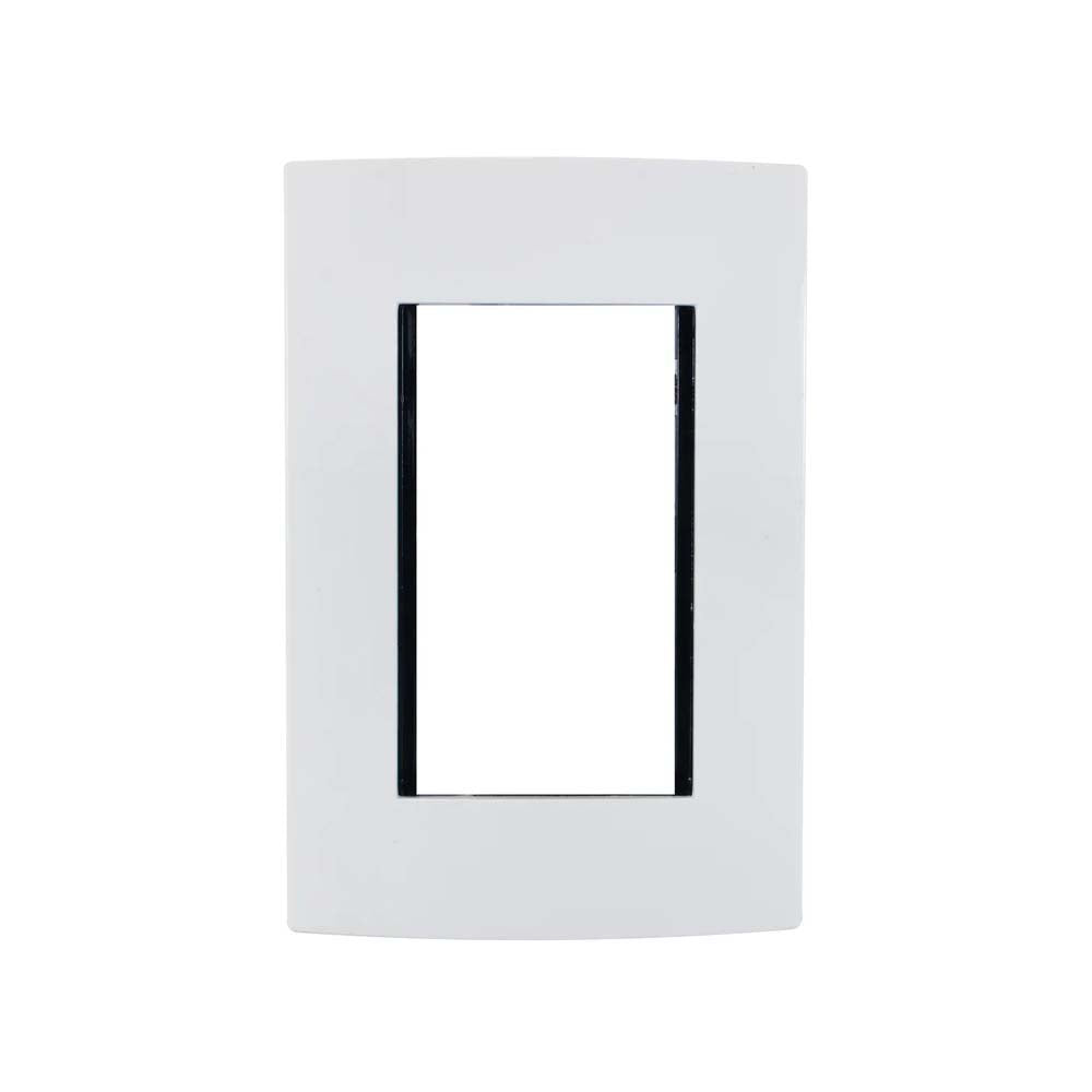 PLACA 3 MODULOS BLANCA MODULAR ULTRA LEVITON