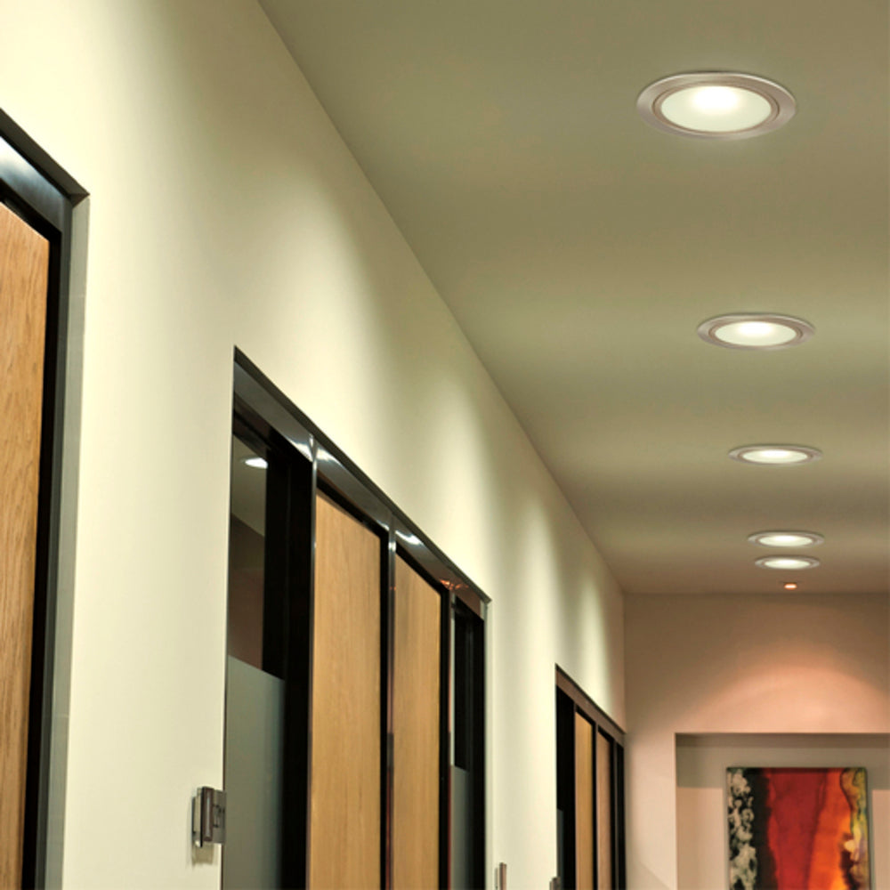 LÁMPARA DE INTERIOR EMPOTRABLE AFFI TECNOLITE BASE GX5.3 SATINADO